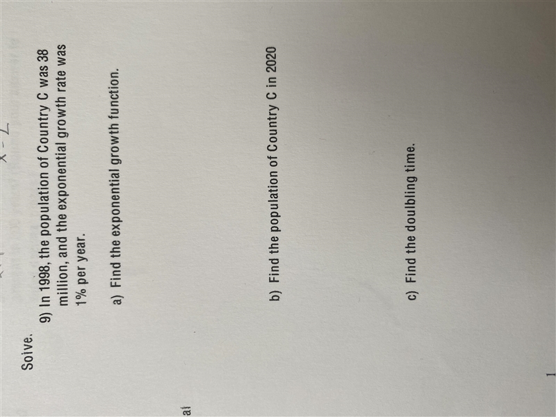 In 1998, the population of country C was 38 million, and the exponential growth rate-example-1