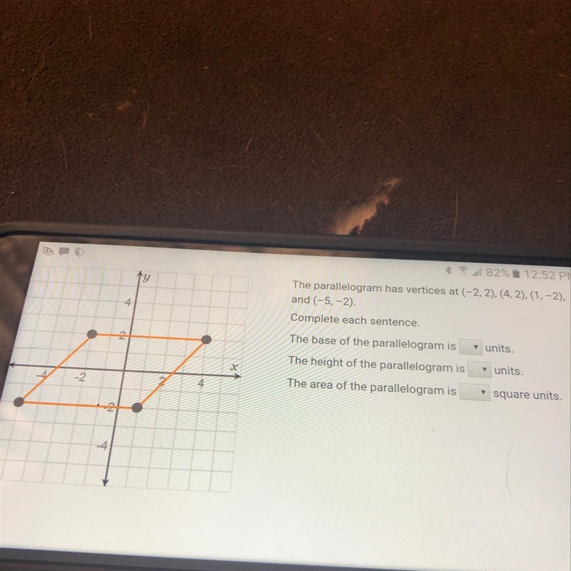 What is the base higher and area-example-1