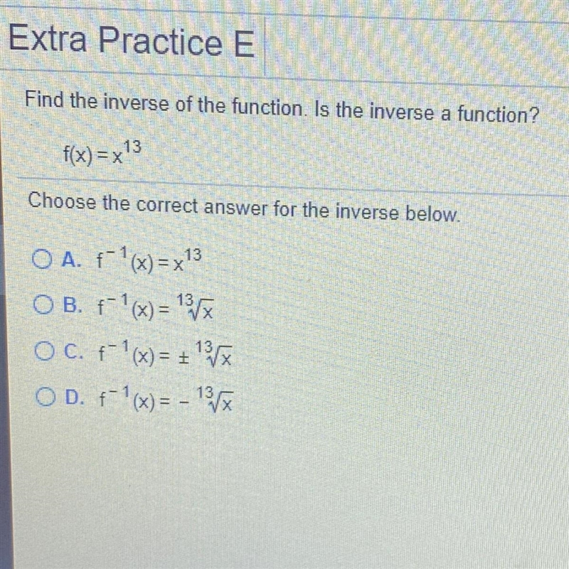 Inverse functions, PLEASE HELP I’m stuck-example-1