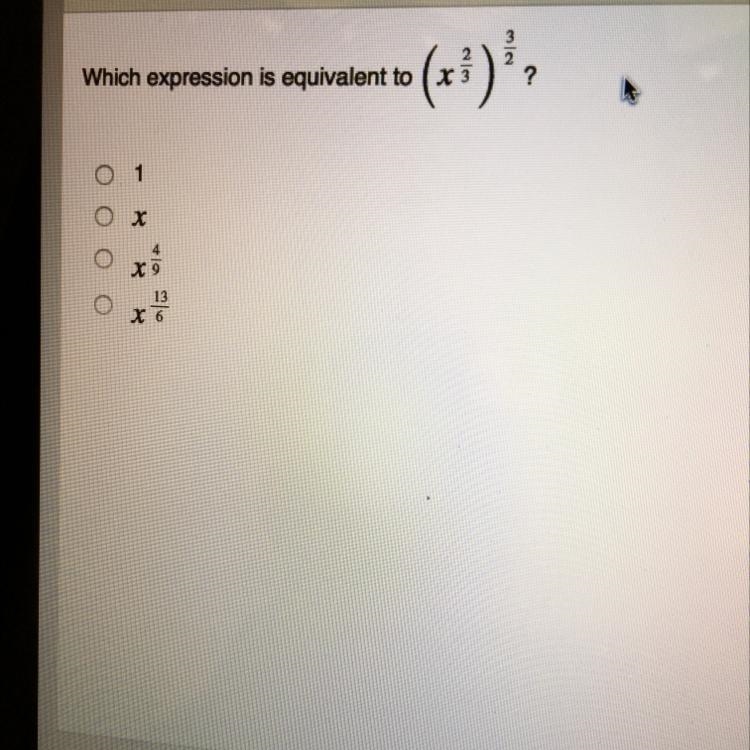 Which expression is equivalent to X (13), Ο Ο Ο Ο 4 x9 13 x 6-example-1