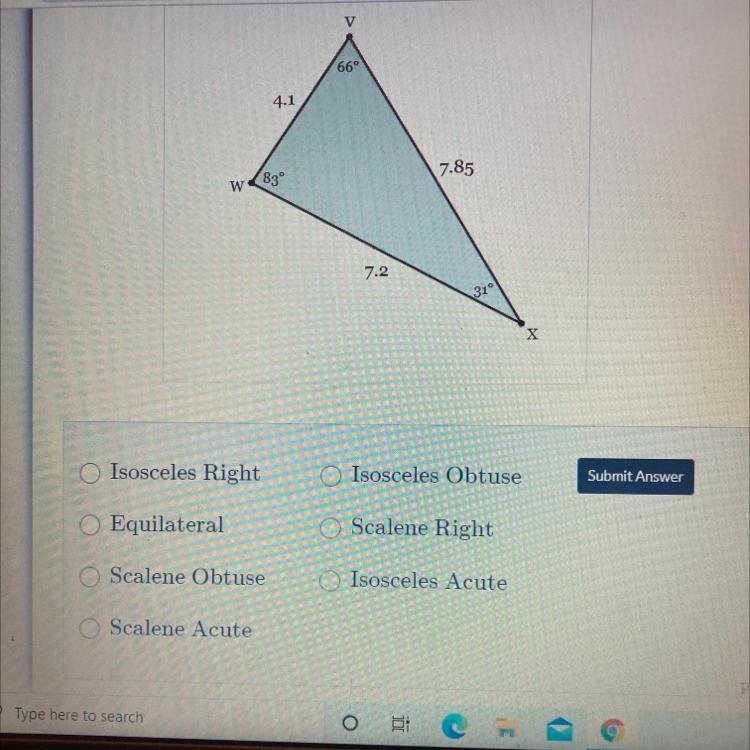 Determine the type of triangle that draw below ASAP-example-1