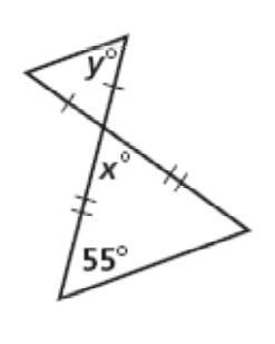 Solve for the missing variables x=? y=?-example-1