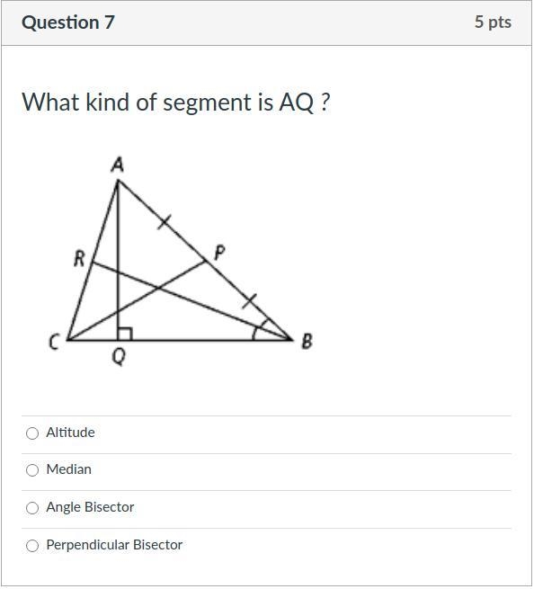 What kind of segment is AQ?-example-1