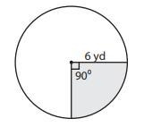 Find the area of the shaded sector. Round to the nearest tenth and use 3.142 or the-example-1