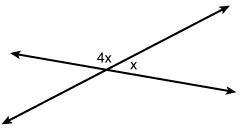 What is the measure of x? a.144° b.18° c.72° d.36°-example-1