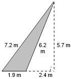 Which expression represents the area of the shaded triangle?-example-1