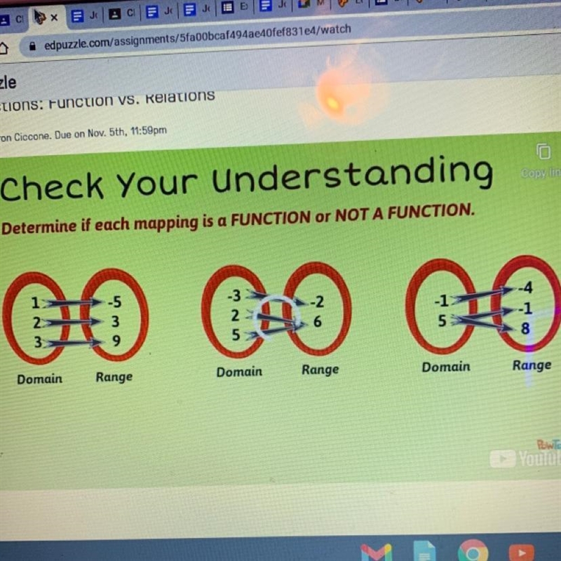 Is the mapping diagram on the left a function? Yes or no HELP PLEASE-example-1