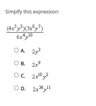 Simplfy the following expressions:-example-2