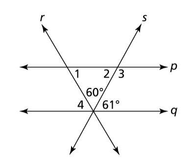 What are the measures of ∠1, ∠2, ∠3 and∠4 ? Enter your answers in the boxes. m∠1=____ m-example-1