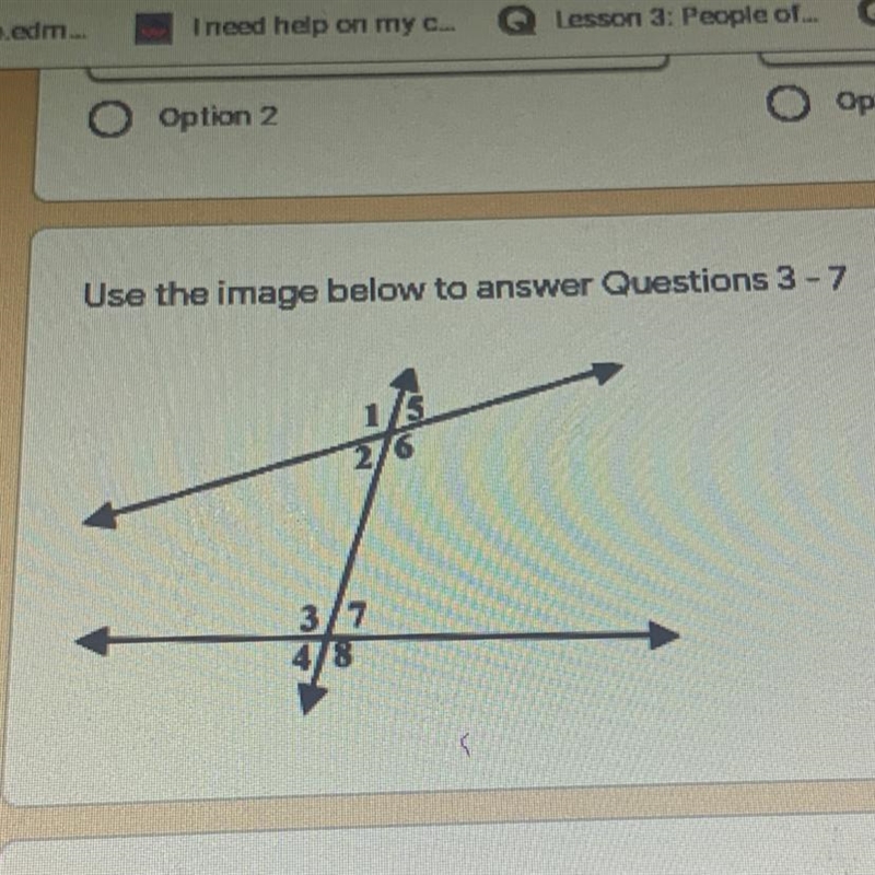 And for questions 4,5,6, and 7 4.What is the relationship between <6 and<7? 5.what-example-1