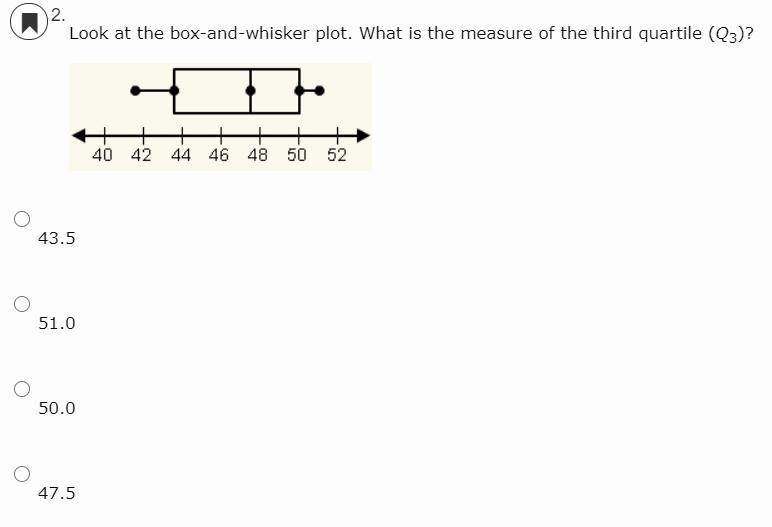 Look at the box-and-whisker plot. What is the measure of the third quartile (Q3)?-example-1