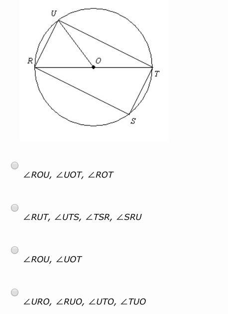 Name all the central angles.-example-1