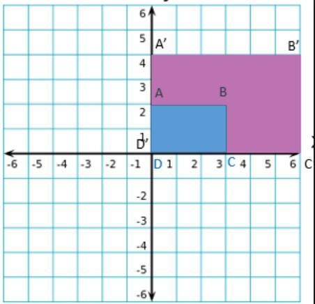 What is the scale factor for this dilation? (Please only give the number)-example-1