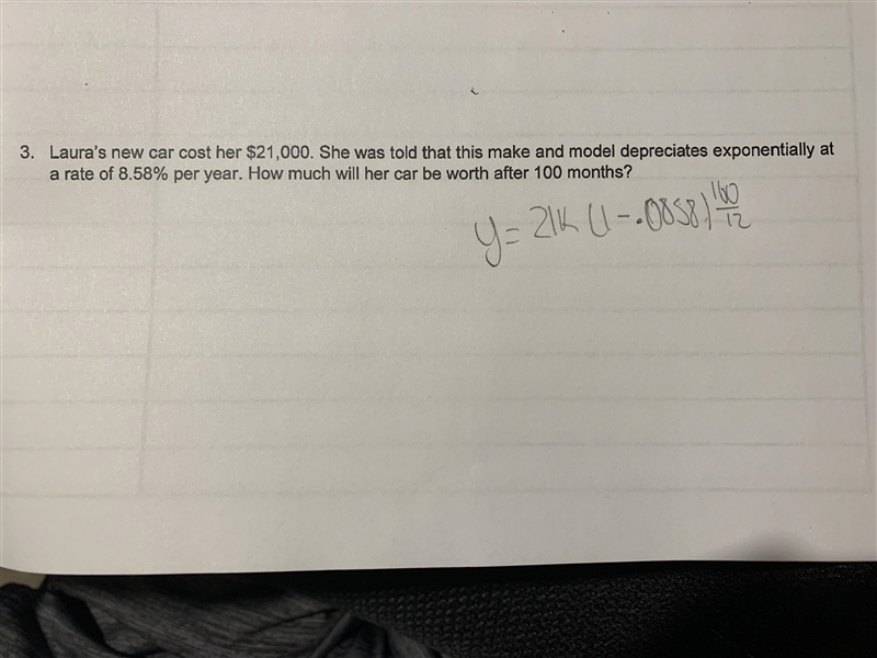 Got the equation just don’t have a calculator to do the rest-example-1