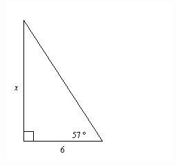 Find the value of x to the nearest tenth. A) 5 B) 9.2 C) 3.3 D) 2.9-example-1