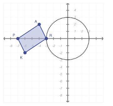 50 POINTS, PLEASE ANSWER Part II: Graphically rotate parallelogram PARK counterclockwise-example-1