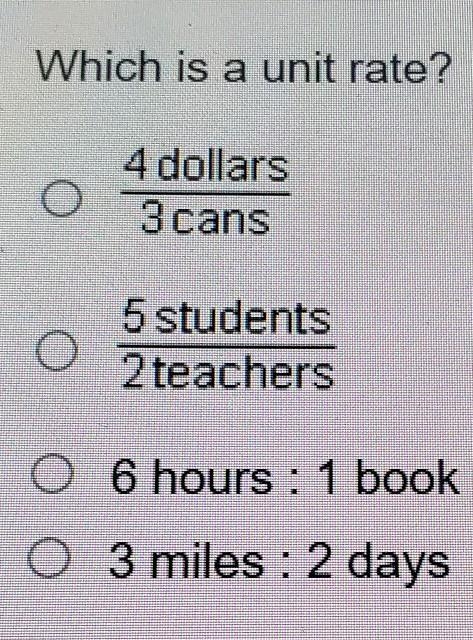 PLEASE HELP ME....which is the unit rate​-example-1