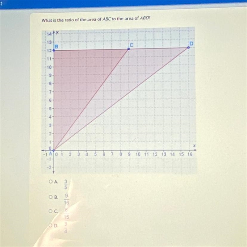 What is the ratio of the area ABC to the area of ABD?-example-1