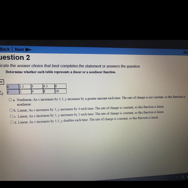 Ndicate the answer choice that best completes the statement or answers the question-example-1