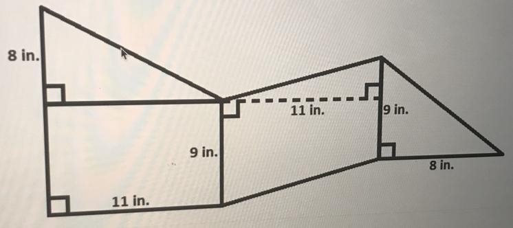 Find the area. The figure is not drawn to scale.-example-1