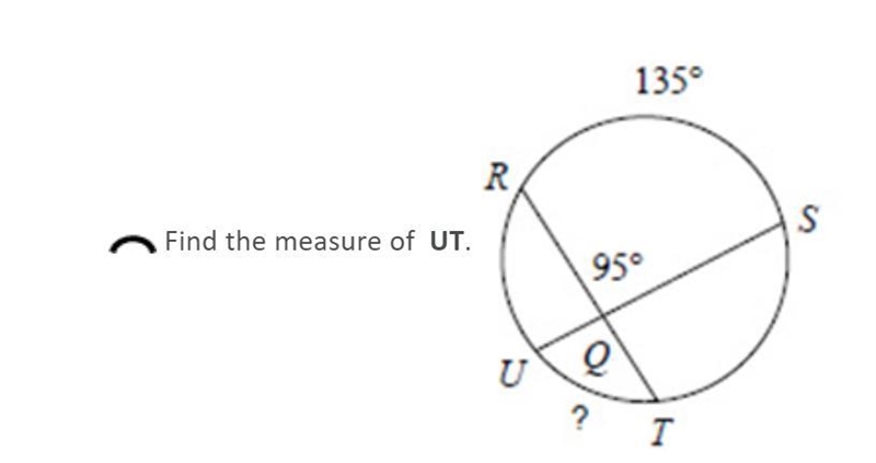 Please help Find the measure of UT 65° 51° 70° 55°-example-1