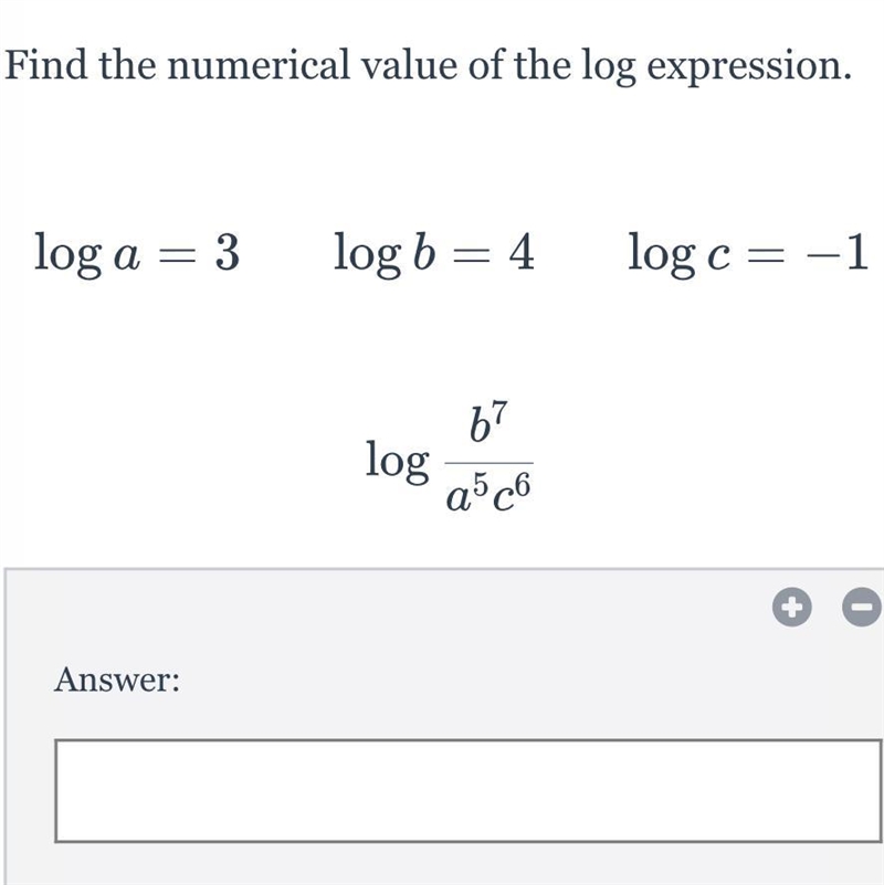 Find the numerical value of the log expression HELP PLS-example-1