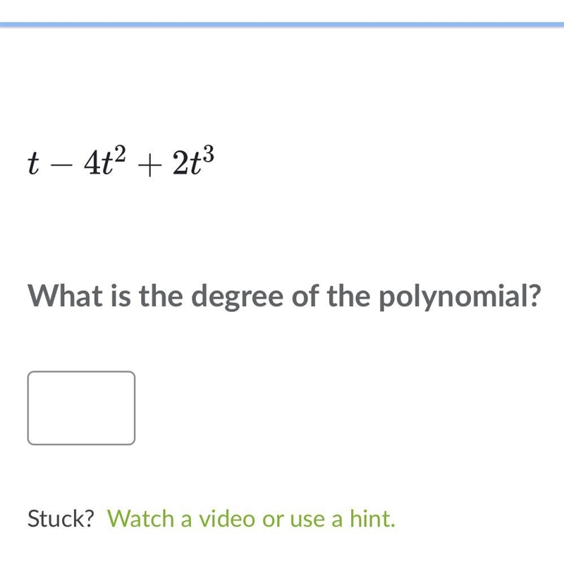 What is the degree of the polynomial-example-1