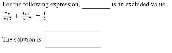 What is the excluded value?-example-1