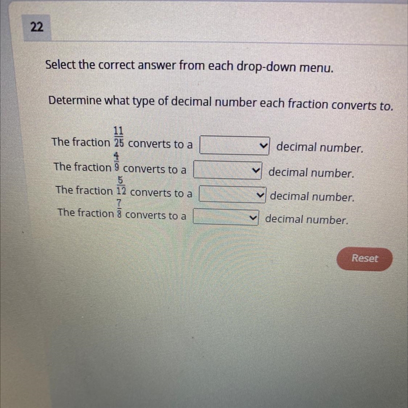 They want to know if it converts to a terminating or repeating decimal-example-1