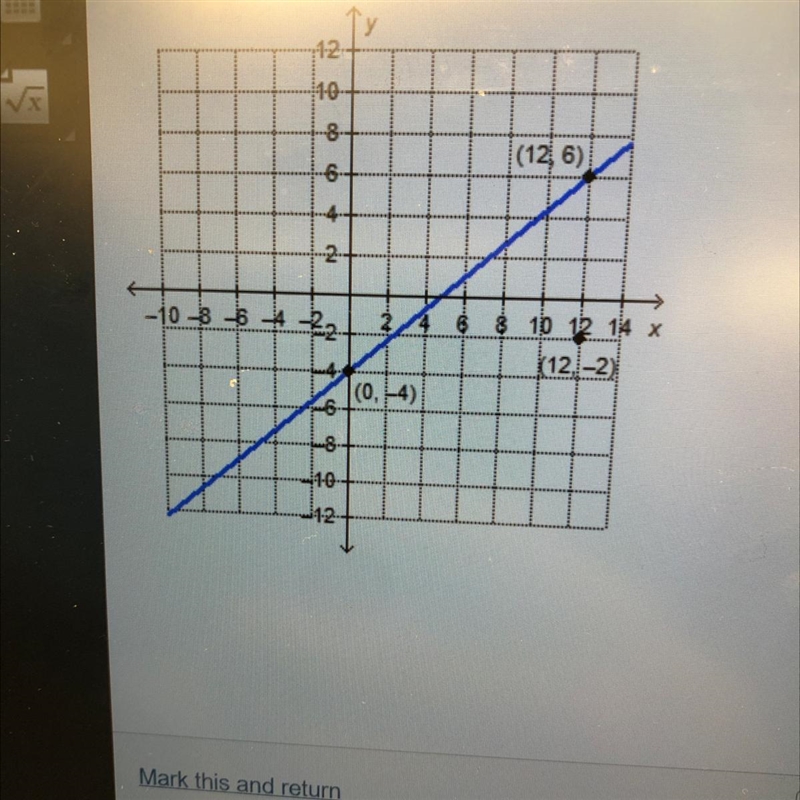 Help ASAP plz!! What is the equation of the line that is parallel to the given line-example-1