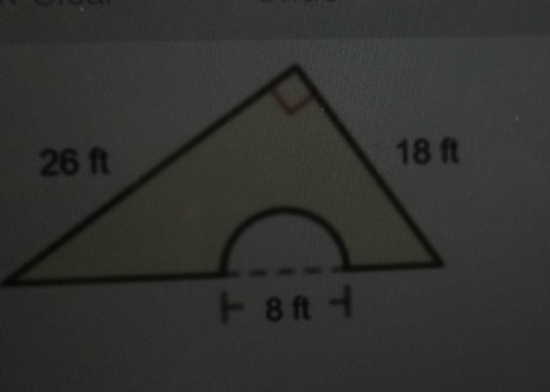 Find the area of the shaded region. Please show all work. Don't forget your units-example-1