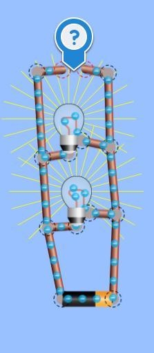 50 Points Look at the picture. It is a parallel circuit. What will happen if I replace-example-1