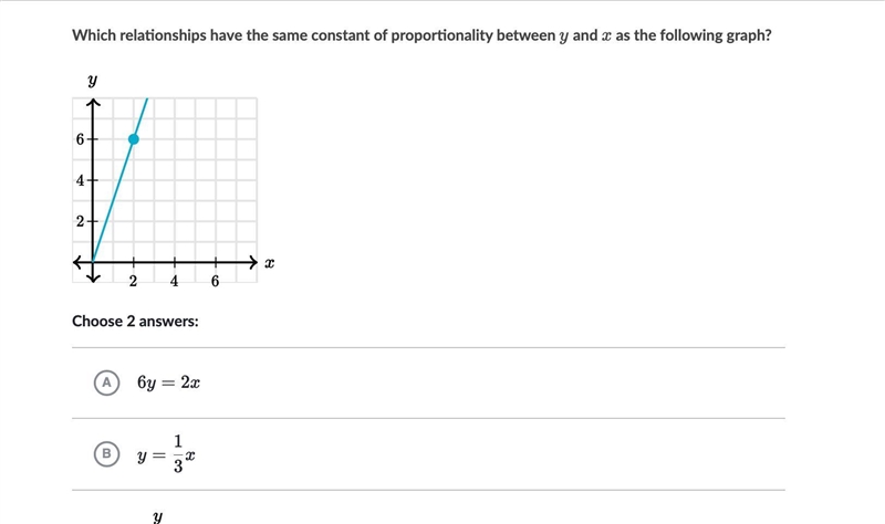 PLEASE PLEASE HELPPP DUE REALLY SOON: Which relationships have the same constant of-example-1