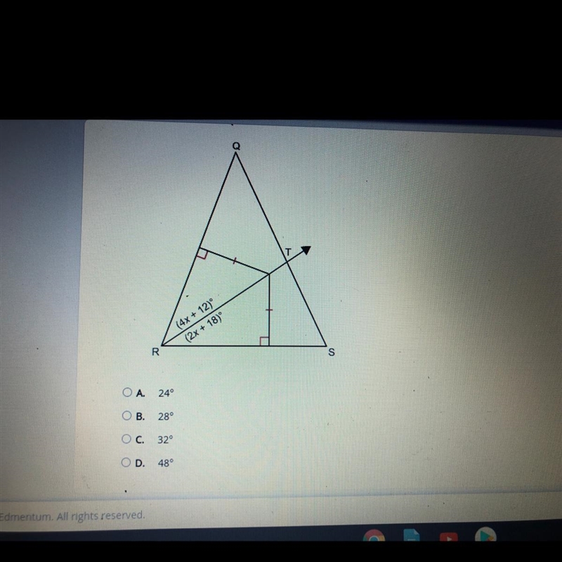 What is the measure of-example-1