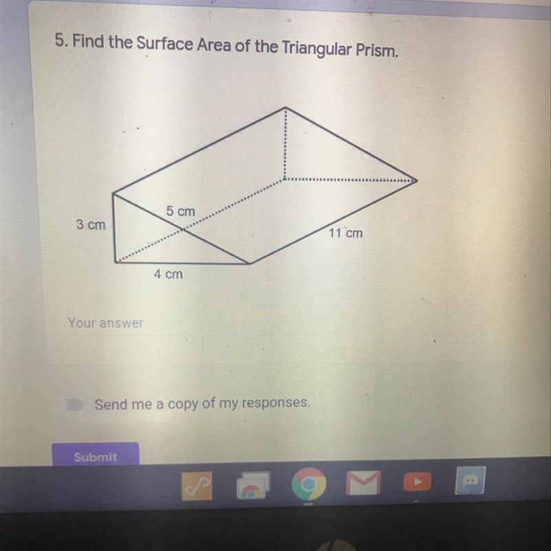 What’s the surface area of the triangular prism?-example-1