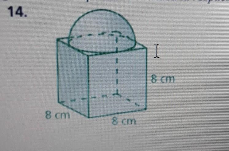 Find the volume of the composite solid. Round to the nearest tenth. ​-example-1