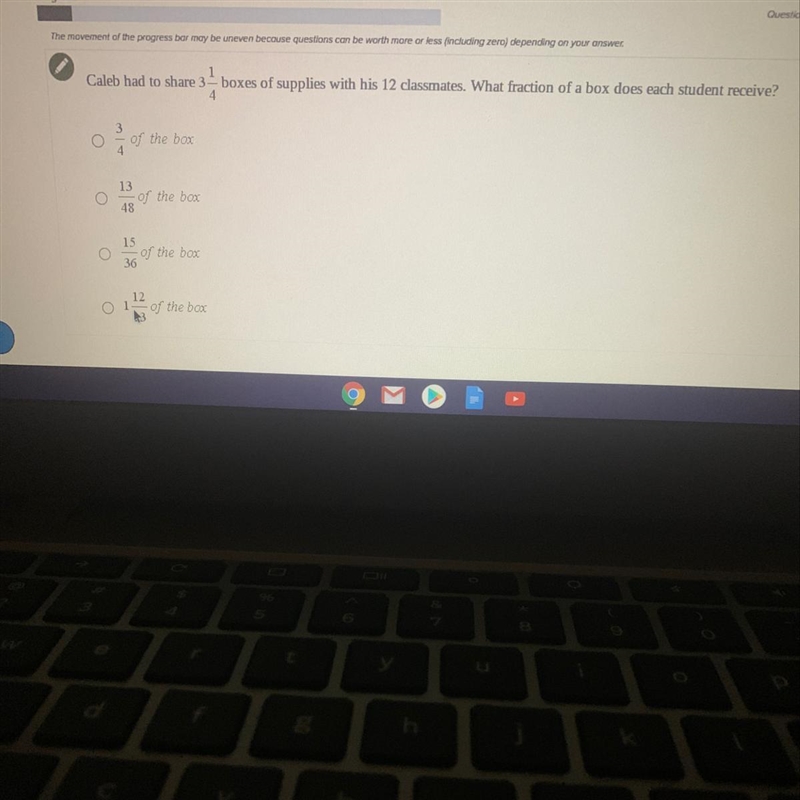 What fraction of box does each student receive?-example-1