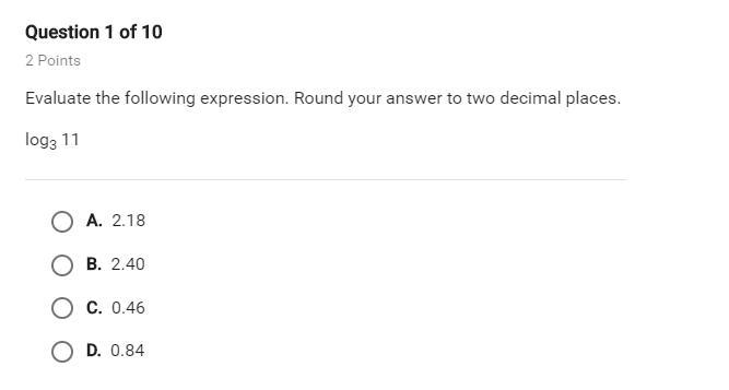 Evaluate the following expression. Round your answer to two decimal places.-example-1