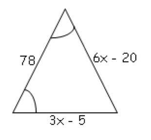 Find the value of the variable, x Group of answer choices 6 3 15 5-example-1