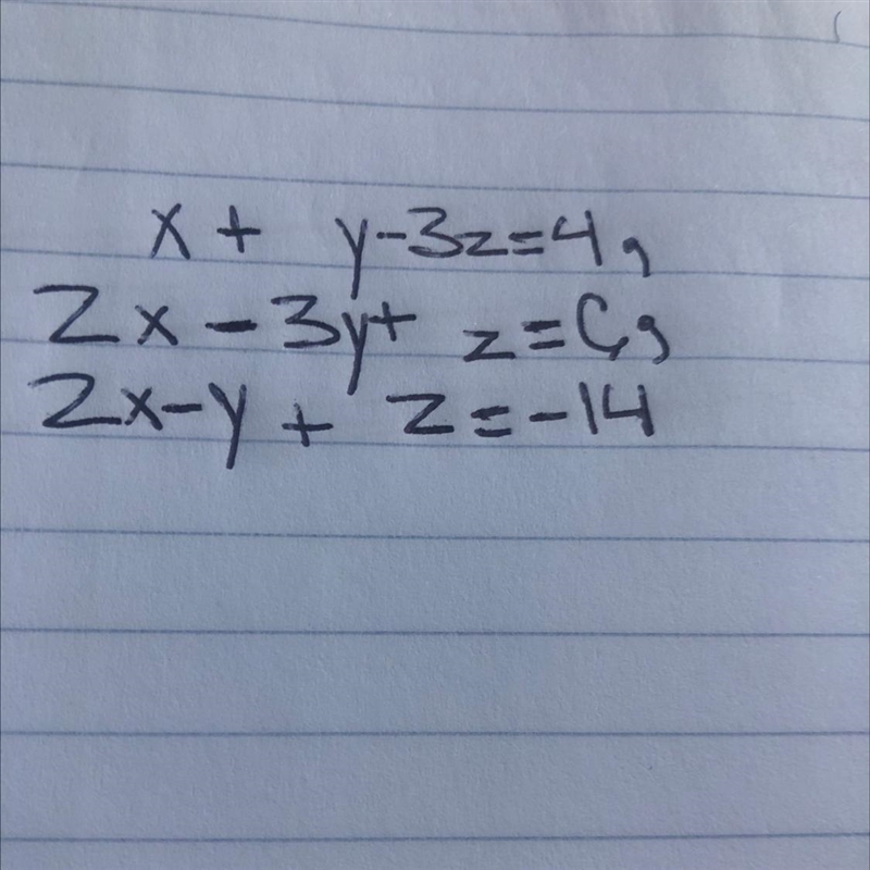 Solve each system .If a system's equations are dependent or if there is no solution-example-1