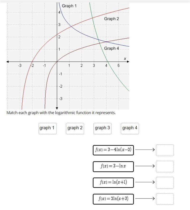 Drag the tiles to the correct boxes to complete the pairs.-example-2