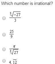 Which number is irrational?-example-1