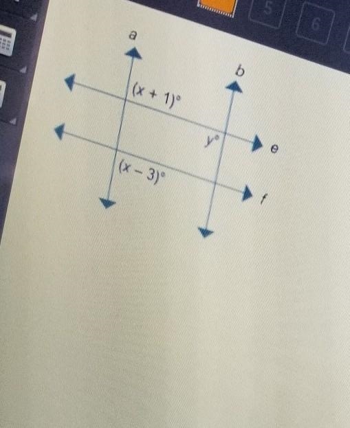 If a is parallel to B and E is parallel to F what is the value of y?? A.87 B.88 C-example-1