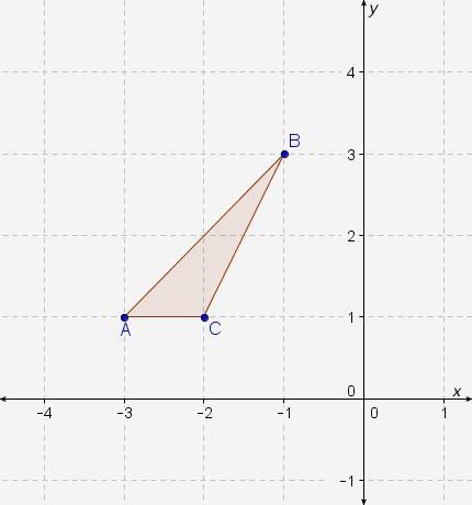 ΔABC is reflected across the x-axis and then translated 4 units up to create ΔA′B-example-1