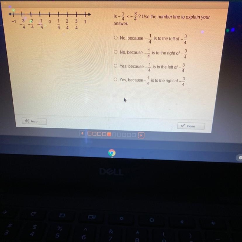 + ht 3 4 -1 2 + 2 4 15-1 - 0 1 A== + 1 3 ? Use the number line to explain your 3 4 answer-example-1