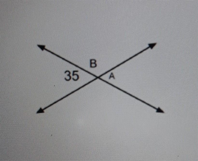 Find the measure of angle B and A. ​-example-1