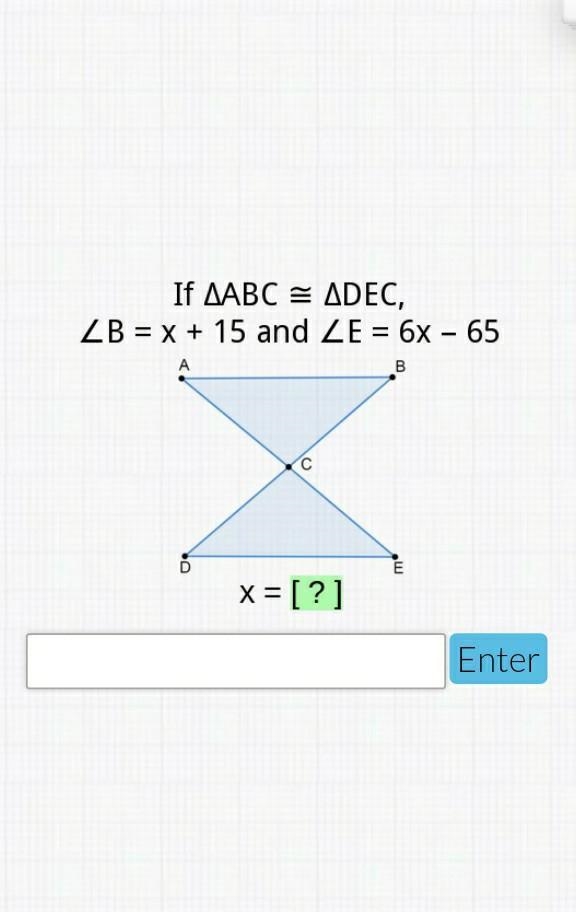 Solve congruent figures ​-example-1