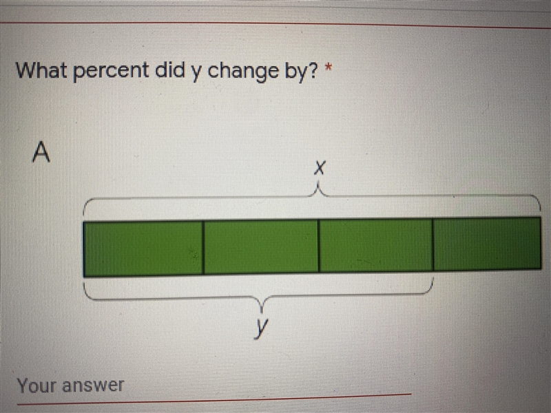 What percent did Y change by?-example-1