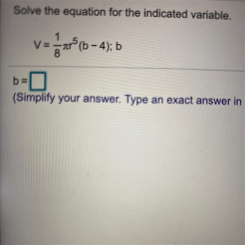 Solve the equation B=... Please helppppp-example-1