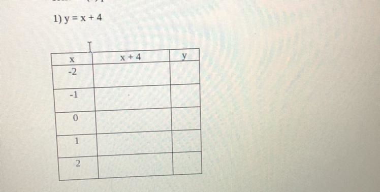 Complete the table of value-example-1